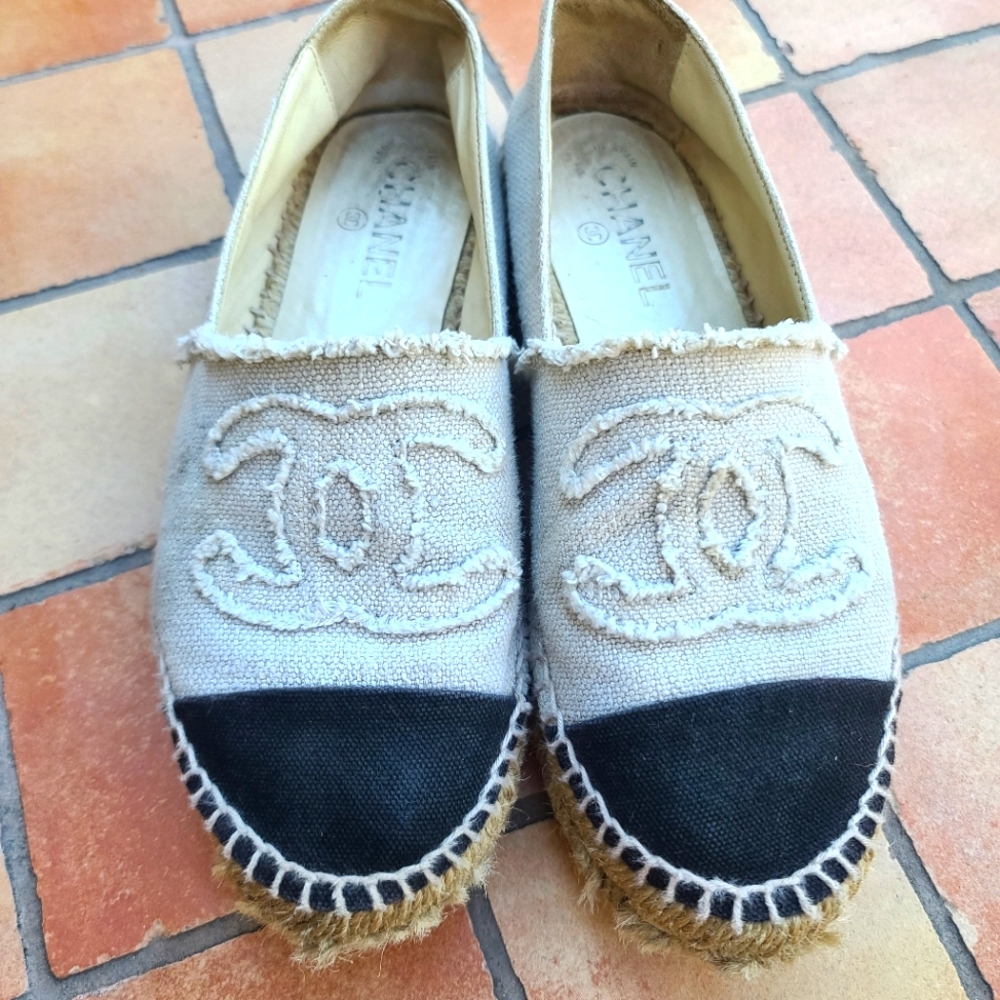 Authentic Chanel Espadrilles size 38